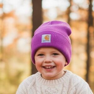 Carhartt Purple Knit Watch Hat